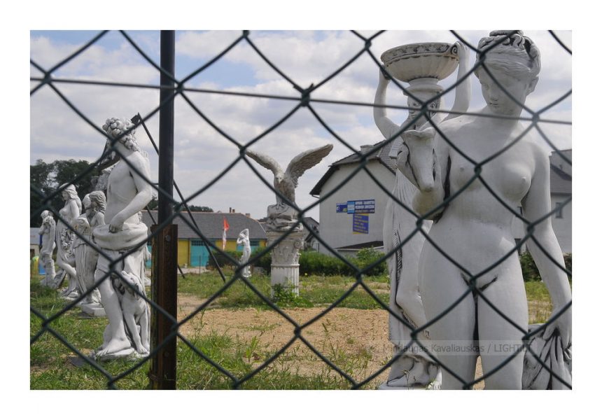 Roadside sculpture sale. Poland. 2008