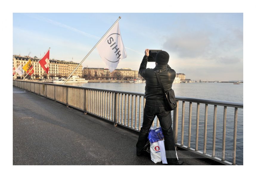 Geneva, Pont du Mont Blanc. 2013